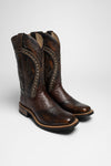 8048 RETRO Men's Western Riding Boots Brown Thumbnail