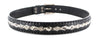 8347 Schwaz White Exotic Leather Belt - Negro Natural Thumbnail