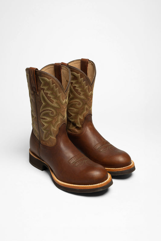 Twisted X Herren Westernstiefel Aus Vollnarbenleder – Mit Cowboy Comfort Fußbett, Bequem & Langlebig