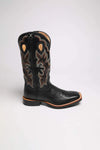 1963 RUFF STOCK Men's Black Western Riding Boots Thumbnail