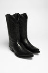 2073 CUERVO WEST Unisex Western Boots Black Thumbnail