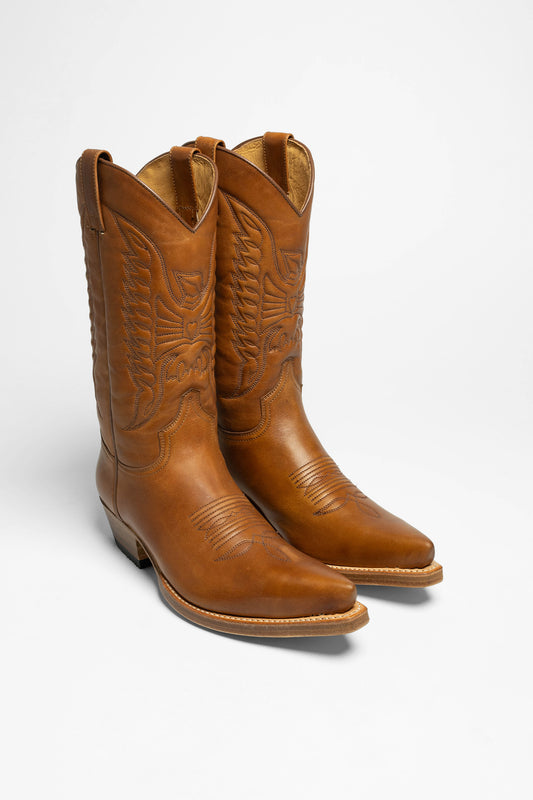 Sendra 2073 CUERVO WEST Unisex Western Boots Brown