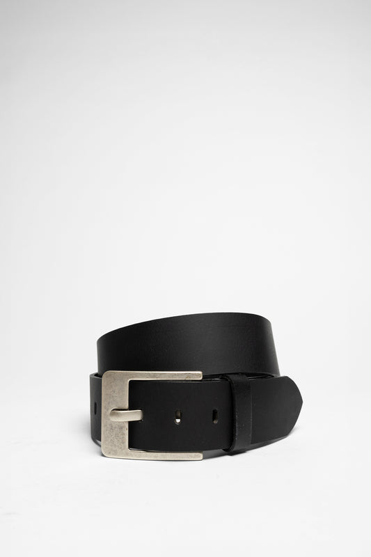 V4133-790 Black Leather Belt