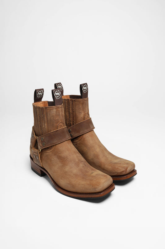 Sendra 8286 BLUES STRONG biker ankle boots brown