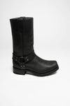 9809 BLUES Unisex Biker Boots Black - Thinsulate Insulation Thumbnail