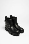 2976 CAROL unisex engineer ankle boots black Thumbnail