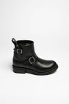 2976 CAROL unisex engineer ankle boots black Thumbnail