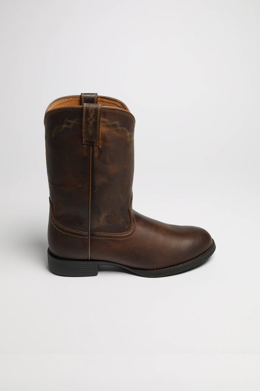 Seitenansicht Ariat HERITAGE ROPER Ladies Western Riding Boots Brown