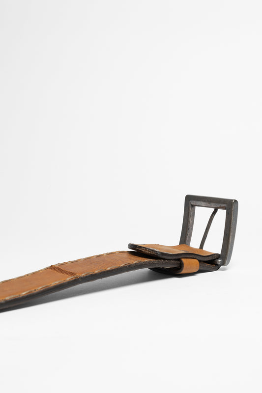 Seitenansicht Sendra 7576 Exotic Brown Leather Belt