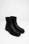 D94422 EL PASO Men's Biker Ankle Boots Black Thumbnail