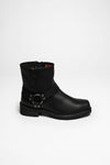 D94422 EL PASO Men's Biker Ankle Boots Black Thumbnail