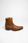 5701P OMIM Exotic Braun Westernstiefelette - Piton Peanut Thumbnail