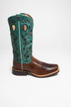 1761 RUFF STOCK Ladies Western Riding Boots Brown Thumbnail