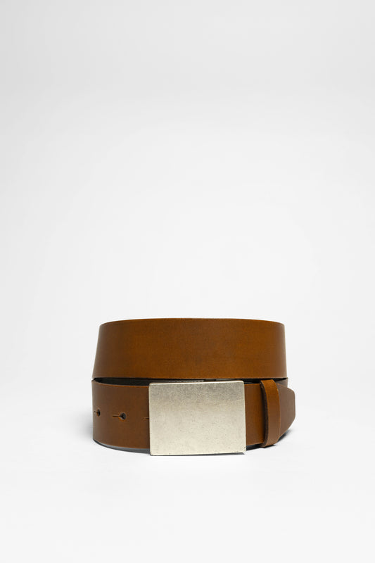 V4423-660 Brown Leather Belt - Extra Long