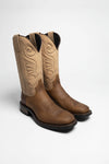 11599 RETRO Men's Western Riding Boots Brown Thumbnail