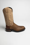 11599 RETRO Men's Western Riding Boots Brown Thumbnail