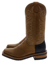 11598 MUSTI Damen Braun Westernreitstiefel Thumbnail