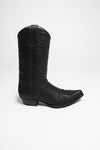 BU1005 MB FIVE Black Western Boots - Rubber Sole Thumbnail