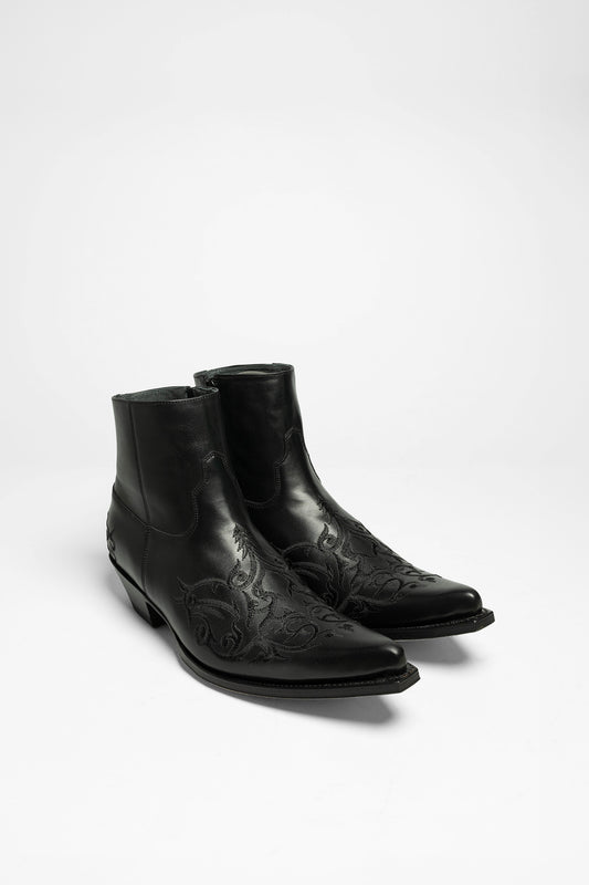 Sendra 7216 JAVI Western ankle boots black