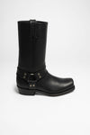 MB001 Black Biker Boots Thumbnail