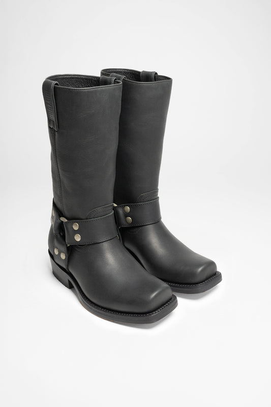 Mayura Boots MB001 Black Biker Boots