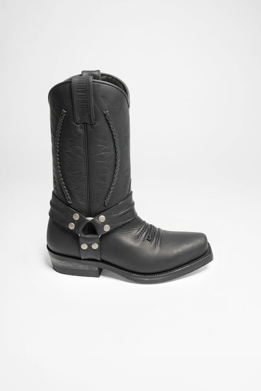 Seitenansicht Mayura Boots MB007 Black Biker Boots