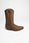 MB017 Unisex Western Boots Brown Thumbnail