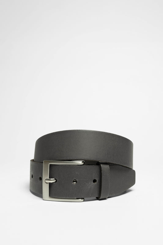 V4421-771 Grey Leather Belt - Extra Long