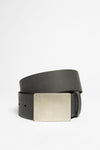 V4423-771 Grey Leather Belt - Extra Long Thumbnail