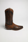 1927 Unisex Western Boots Brown Thumbnail