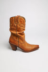 1952 Ladies Brown Western Boots Thumbnail