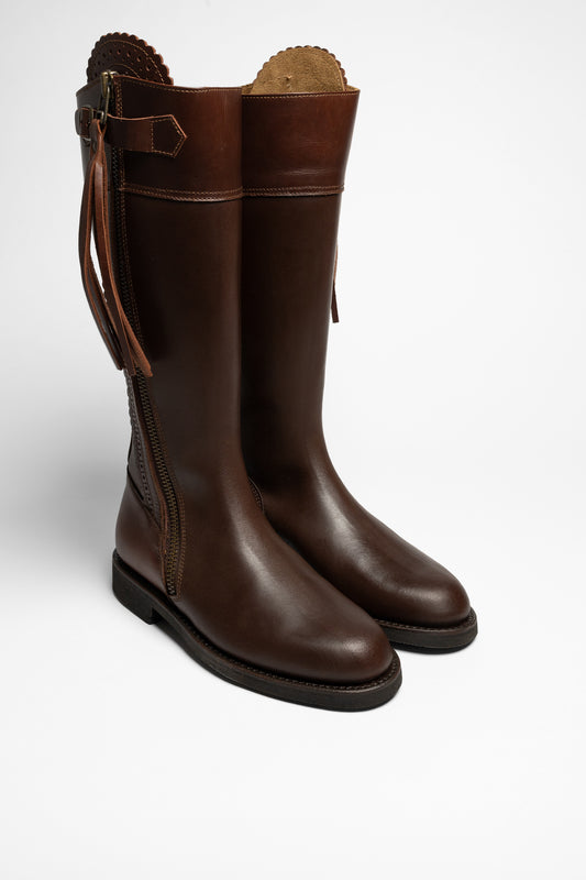 1232 Brown Riding Boots