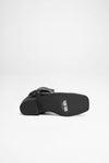 BU2003 JB FOUR Black Biker Ankle Boots - Rubber Sole Thumbnail
