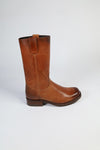 3162 ROEL Brown leather boots - rubber sole Thumbnail