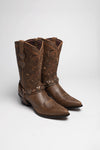 RD4155 HEARTBREAKER Ladies Western Boots Brown Thumbnail