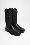 8048 RETRO Men's Western Riding Boots Black Thumbnail