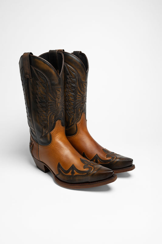 13170 CUERVO Unisex Western Boots Brown