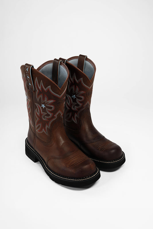 PROBABY Ladies Western Riding Boots Brown