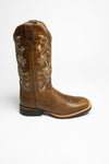 1790 RUFF STOCK Ladies Western Riding Boots Brown Thumbnail