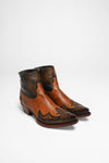 14379 CUERVO WEST Brown Western ankle boots - Marron Tang Thumbnail