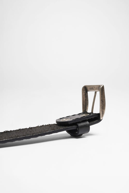 Seitenansicht FB Fashion Boots FG5855 Unisex Ledergürtel - Schwarz