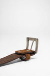 FG5836 Leather Belt Suede Brown Thumbnail