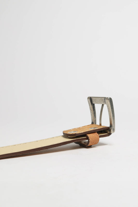 Seitenansicht FB Fashion Boots FG5836 Leather Belt Suede Beige