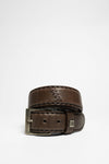 FG3005 Brown Leather Belt - Jacinto Thumbnail