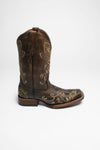 L5079 Women's Western Boots Brown Thumbnail