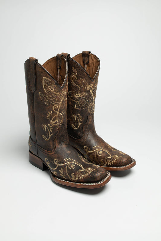 L5079 Women's Western Boots Brown