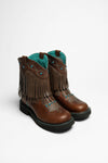 L2932 Ladies Brown Western Riding Boots Thumbnail