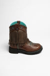 L2932 Damen Westernstiefel Braun Thumbnail