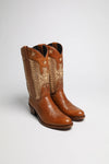 14144 DEBORA Ladies Western Boots Brown Thumbnail