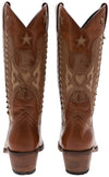 14144 DEBORA Ladies Western Boots Brown Thumbnail